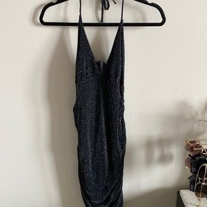 NWT Windsor Sparkly Halter backless dress